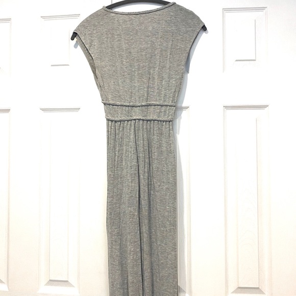 Max Studio Grey Shortsleeved Maxi Dress XS - Picture 4 of 4